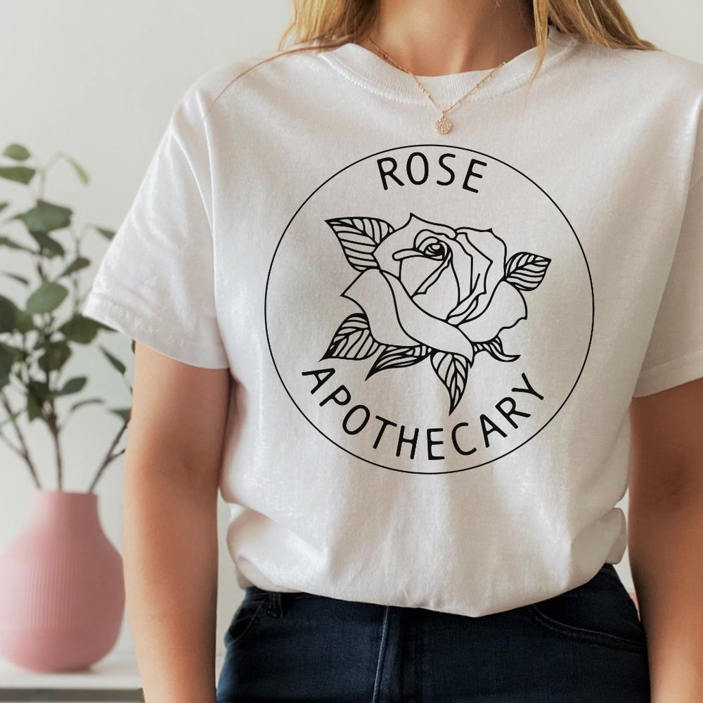 Schitt's Creek Rose Apothecary Graphic T-shirt - White